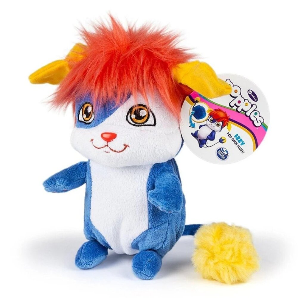 Popples Izzy 8 Inch Plush Pop Open Stuffed Toy NETFLIX Spin Master Rare 2015 NEW